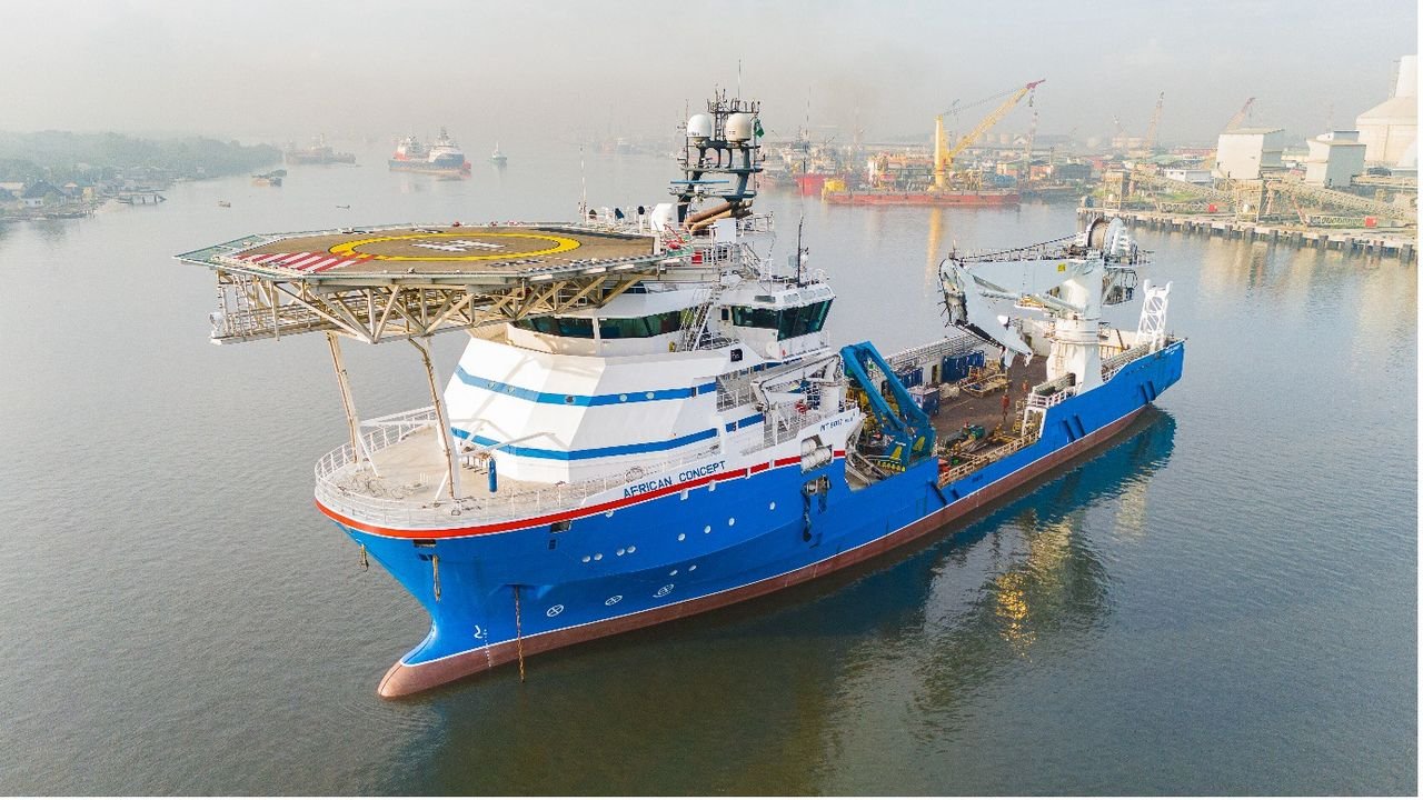 Offshore support vessel in Port Harcourt requiring certified marine electrical contractors